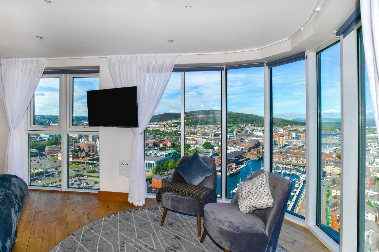 Just Stay Wales - Meridian Quay Penthouses Swansea Exterior foto