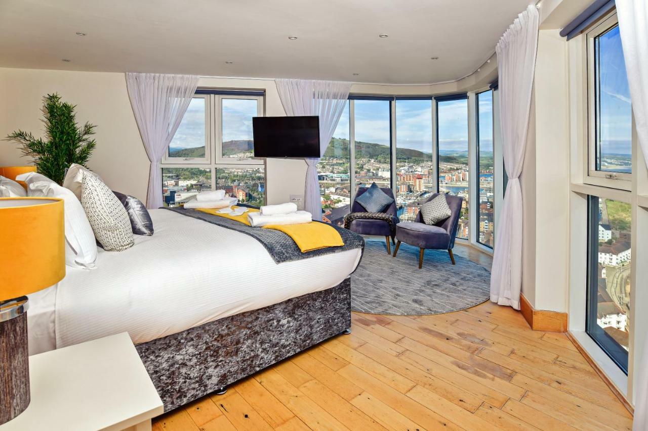 Just Stay Wales - Meridian Quay Penthouses Swansea Exterior foto